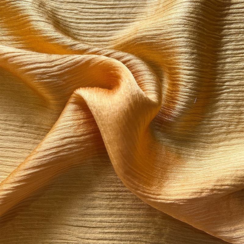 Silke crinkle chiffon